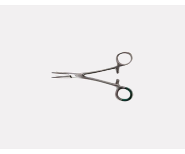 Forcep Green Handled Crile Artery 14cm Curved Sterile