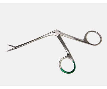 Forcep Hartmann Croc-Action 14cm Green Handle Sterile