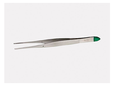 Forcep McIndoe Non Toothed 15.5cm Green Handle Sterile