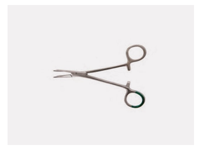 Forcep Mosquito Artery 12.5cm Green Handle Sterile (two options)