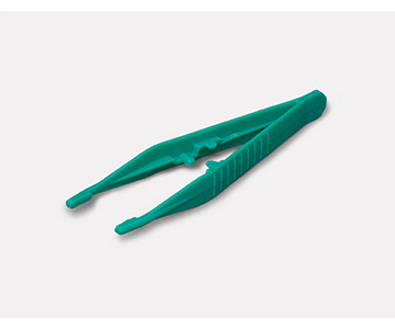 Forcep Plastic Green Sterile