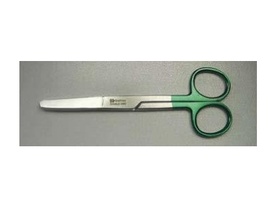Scissors Dressing Green Handled 12.5cm or 13cm Sterile (3 options)